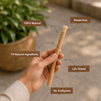 Miswak Brush in hand